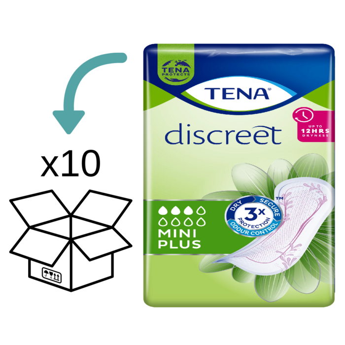 TENA TENA Discreet Mini Plus Binden - 10er-Packungen