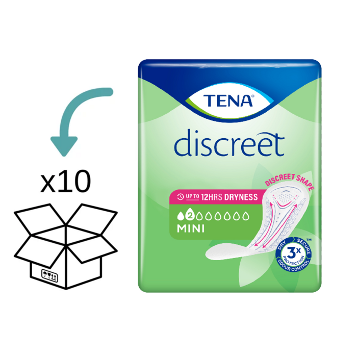 TENA TENA Discreet Mini-Binden - 10er-Packungen