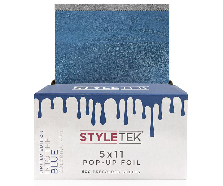 Voorgevouwen 5x11 Pop Up Blue Folie - 500st