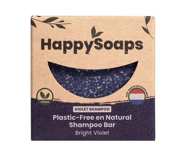 Bright Violet Blond- en Zilver Haar Shampoo Bar - 70g.