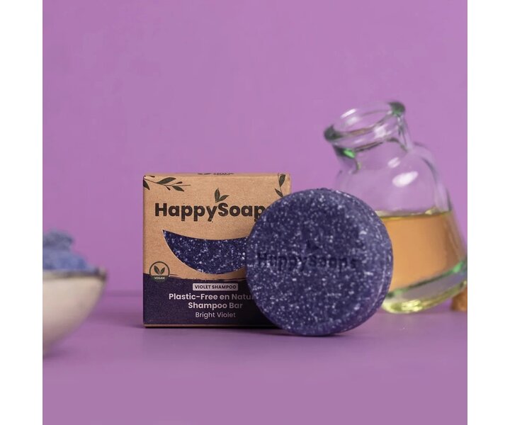 Bright Violet Blond- en Zilver Haar Shampoo Bar - 70g.