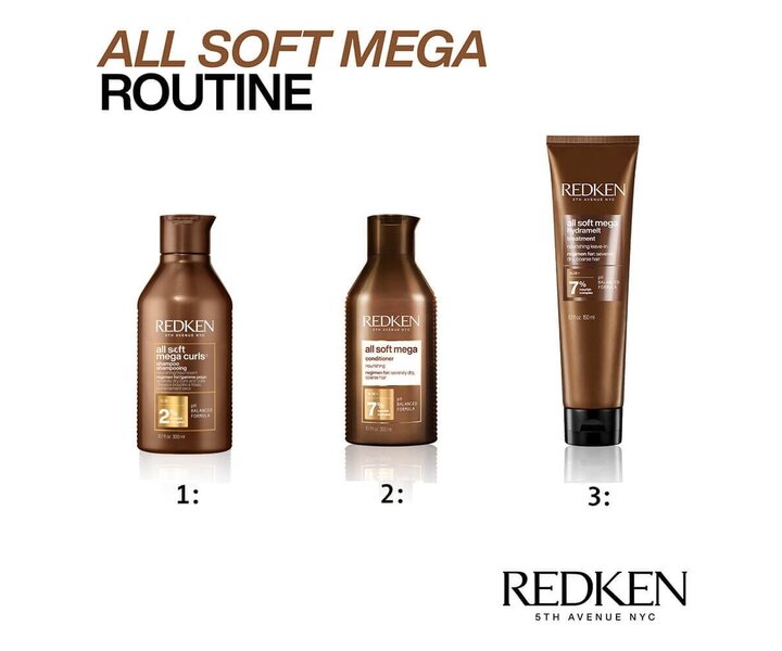 All Soft Mega Curls Luxe Set - 300ml+300ml+150ml