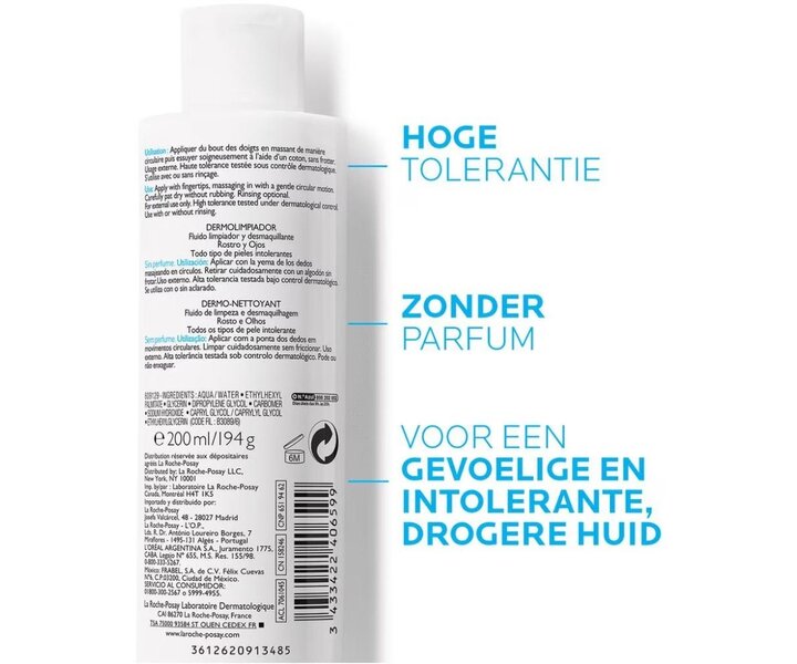 Toleriane Dermo-Cleanser voor alle huidtypes