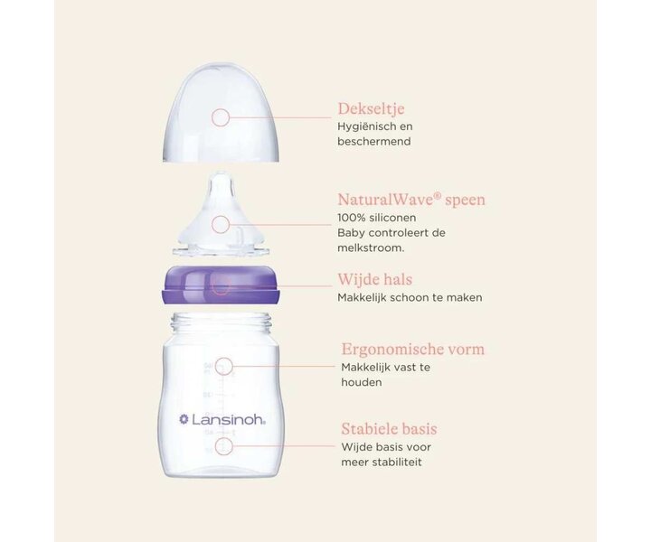 NaturalWave Babyflasker - 160 ml - 2 stk.