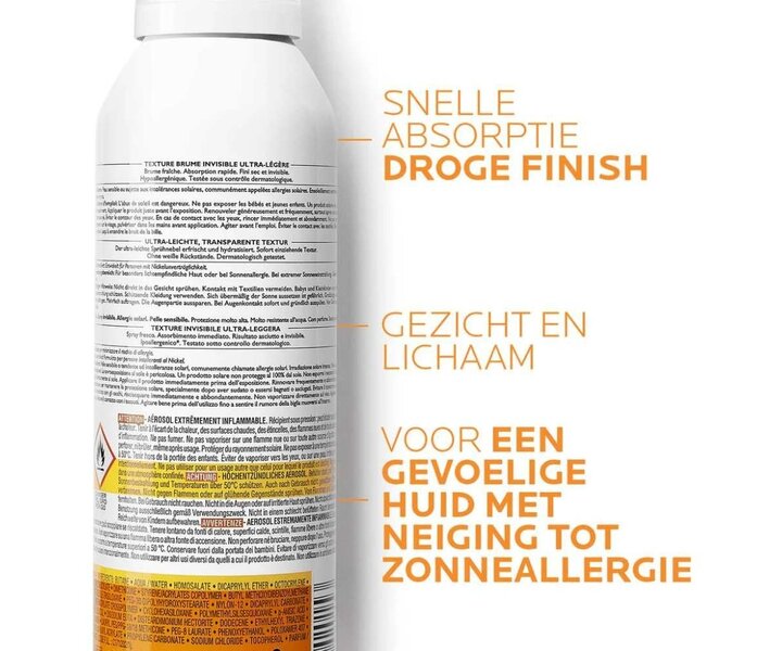 Anthelios Ultra-Light Invisible Spray SPF50+ - 200ml