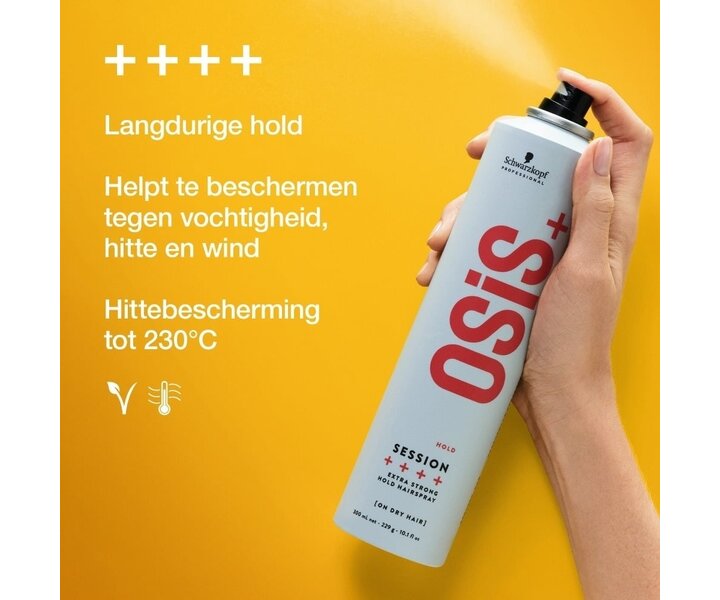 OSiS+ Hold Session Extra Strong Hold Hairspray