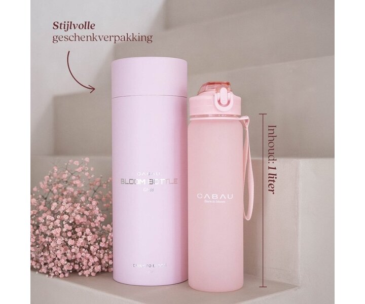 Bloom Glass Bottle - 1 Liter