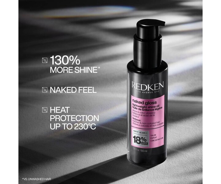 Acidic Color Gloss Naked Gloss Lightweight Shine Oil - 100ml