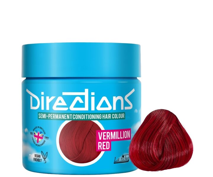 Directions Semi-Permanent Vermillion Red Color - 88ml