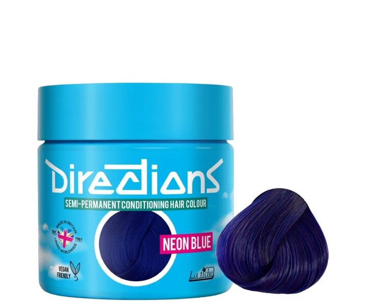 Directions Semi-Permanent Neon Blue Color - 88ml