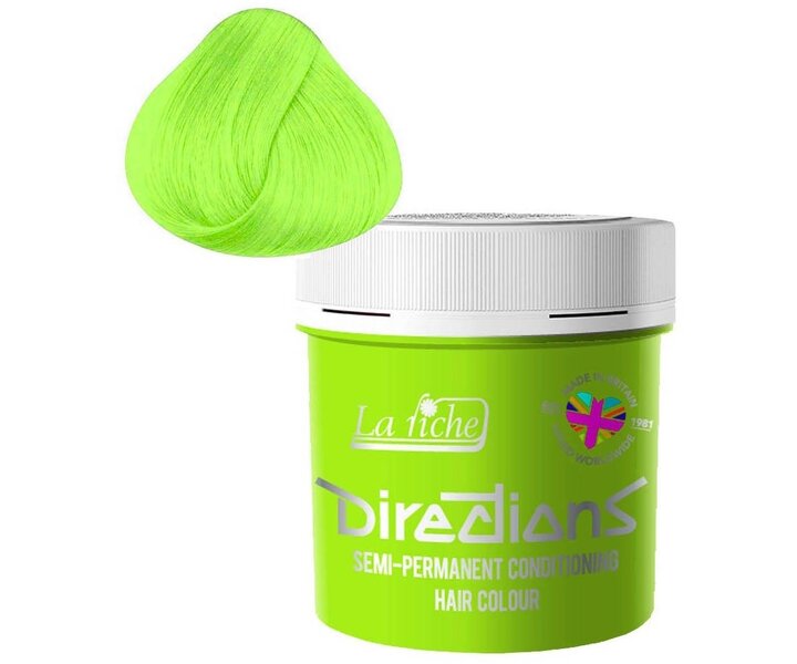 Directions Semi-Permanent Fluorescent Green Color - 88ml
