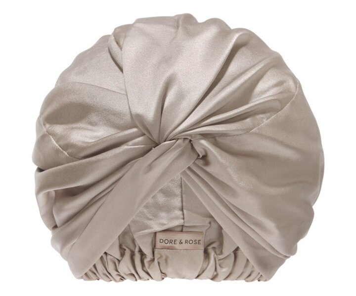 Premium Silk Bonnet Taupe