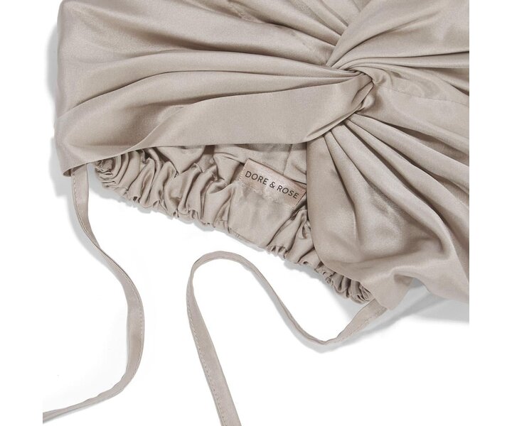 Premium Silk Bonnet Taupe