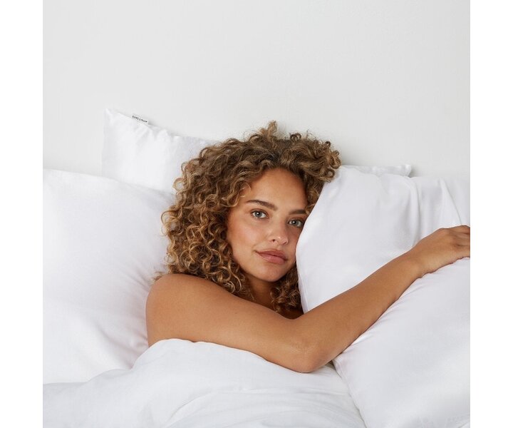 Premium Silk Pillowcase White - 60x70