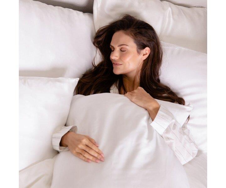 Premium Silk Pillowcase White - 60x70
