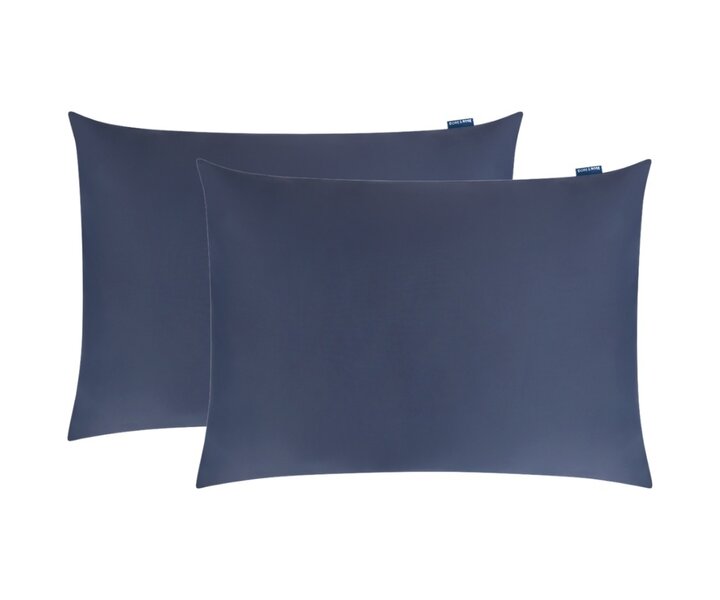 Cooling Pillowcase Navy Blue - 60x70
