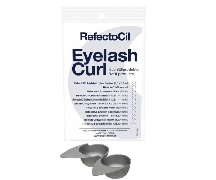 Eyelash Curl Refill Comsetic Dish 1+2