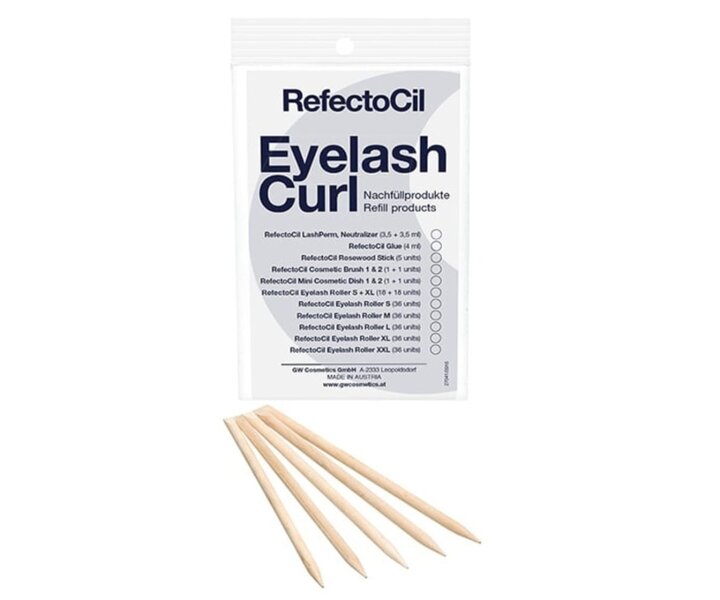 Eyelash Curl Refill Rosewood Sticks - 5pcs