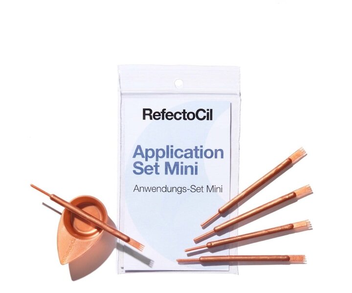 Eyelash & Eyebrow Mini Application Set Rose Gold - 10pcs