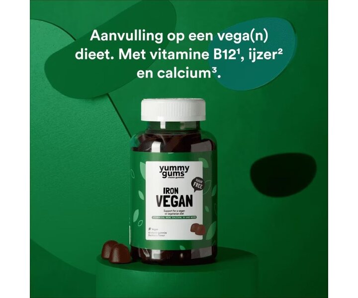 Iron Vegan Complex Gummies - 60pcs