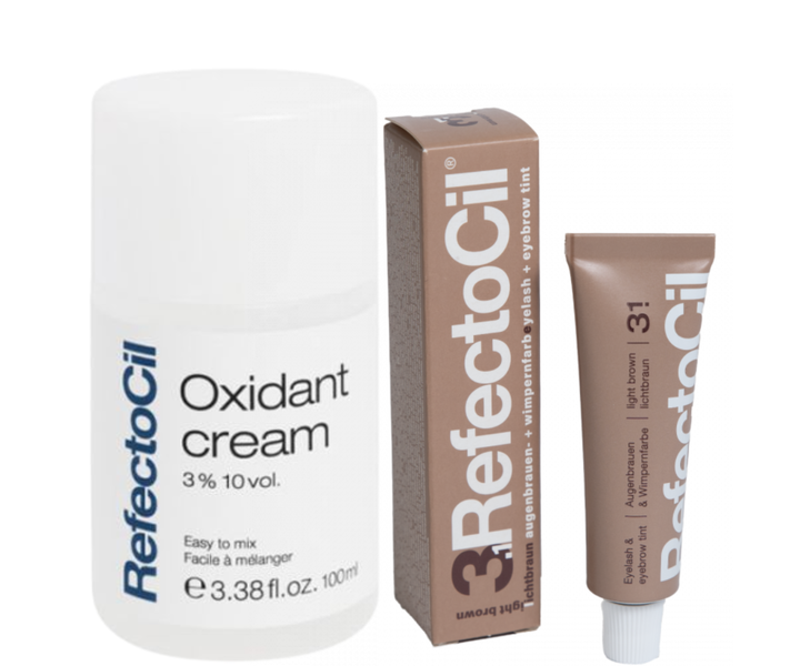 Wenkbrauwverf Oxidant Cream Set - 15+100ml