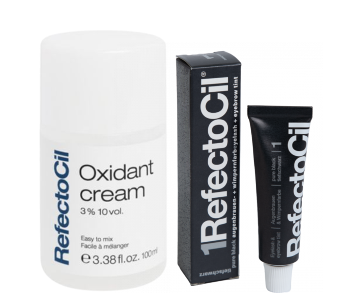 Wenkbrauwverf Oxidant Cream Set - 15+100ml