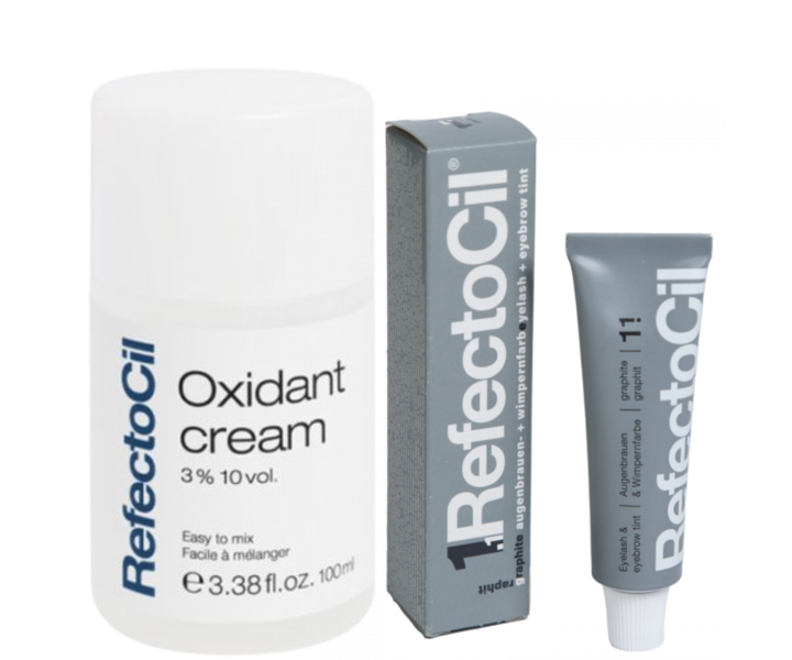 Wenkbrauwverf Oxidant Cream Set - 15+100ml