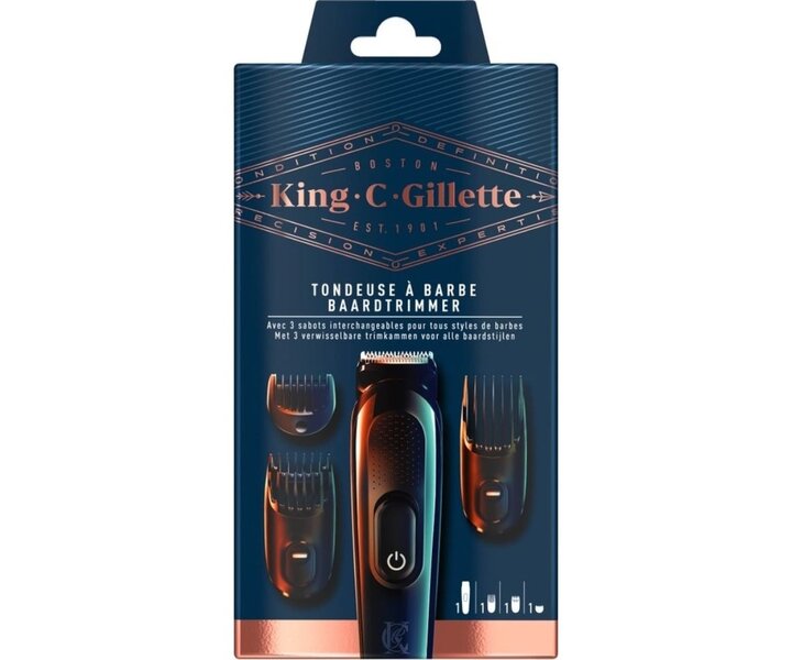 King C. Gilelette Wireless Beard Trimmer Kit