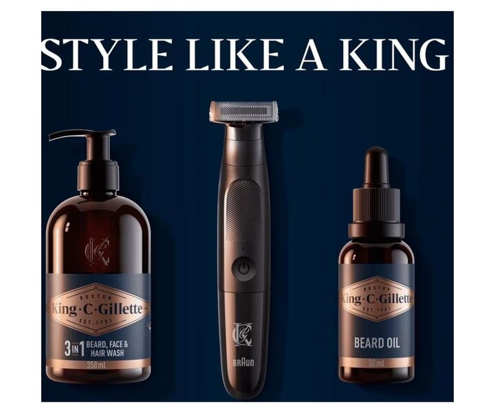 King C. Gillette Beard and Face Cleanser - 350ml