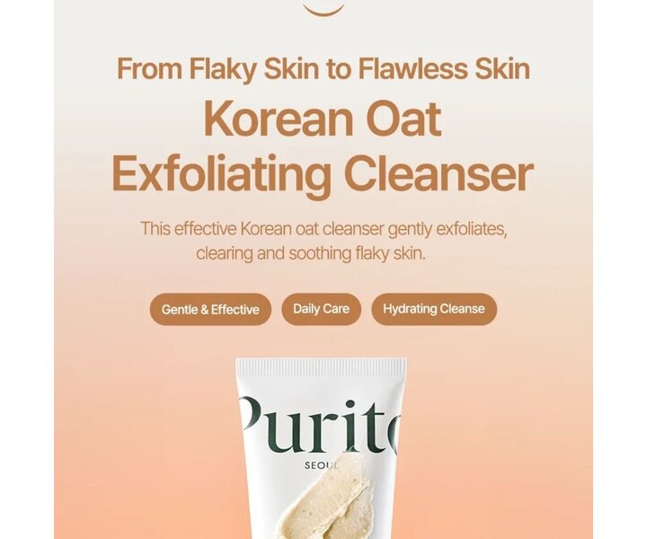 Oat Exfoliating Facial Scrub Cleanser - 150ml