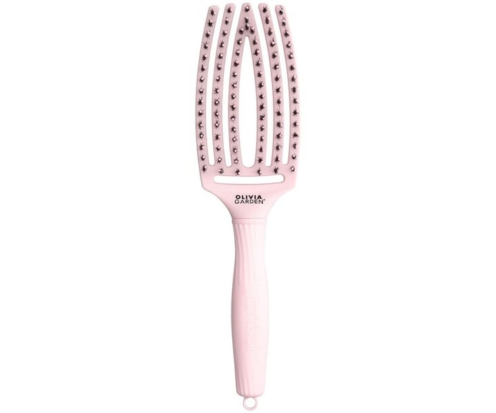 Finger Brush Combo Medium Pastel Pink Haarborstel