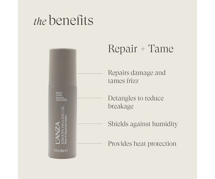Keratin Healing Oil Defrizz Cream - 140ml