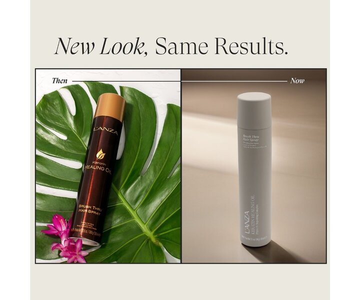 Keratin Healing Oil Brush Thru Hair Spray - 350ml