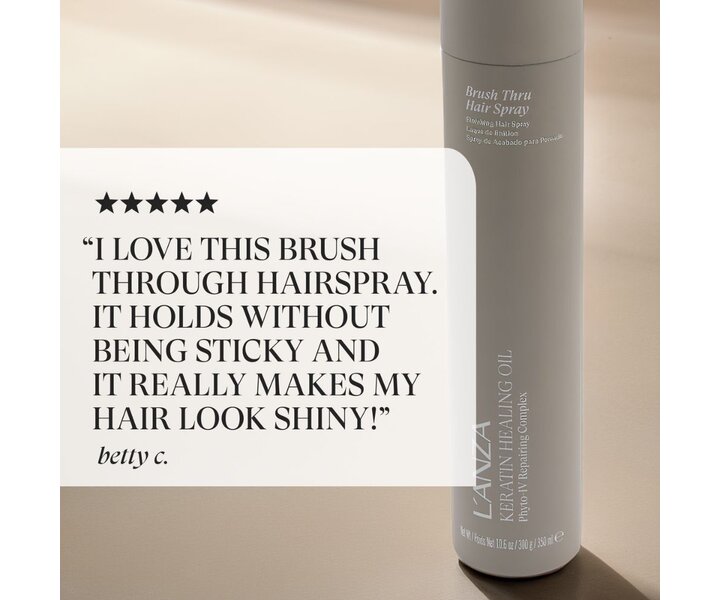 Keratin Healing Oil Brush Thru Hair Spray - 350ml