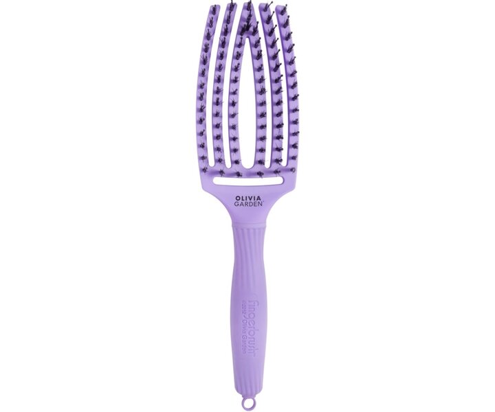 Finger Brush Combo Medium Pastel Pink Haarborstel - Copy
