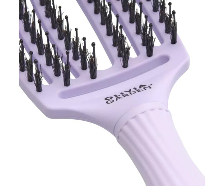 Finger Brush Combo Medium Pastel Pink Haarborstel - Copy