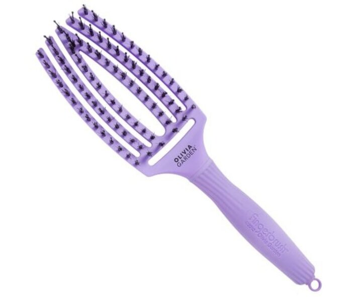 Finger Brush Combo Medium Pastel Pink Haarborstel - Copy