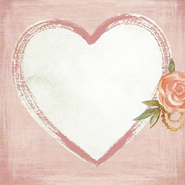 Wenskaart Love 7x7cm - Voor elke gelegenheid