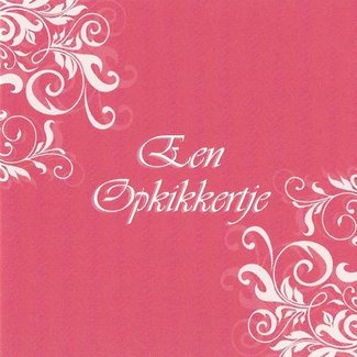 Wenskaart 'Een opkikkertje' (7x7cm)