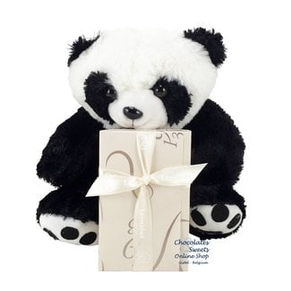 Leonidas 300g Pralinen und Pandabär (25cm)