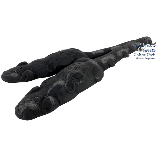 Schwarze Ratten Anis-Süßigkeiten, intensiv und aromatisch (2 x 70g)