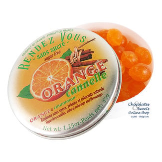 Rendez-Vous Suikervrije snoepjes (sinaas-kaneel) 35g