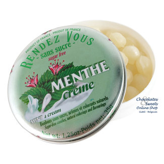 Rendez-Vous Suikervrije snoepjes (munt) 35g