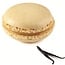 Boîte de 6 macarons vanille, moka et chocolat