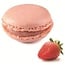 Boîte de 6 macarons assortis aux fruits : fraise, pistache et citron
