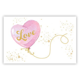 Greeting Card 'LOVE' (11x17cm)