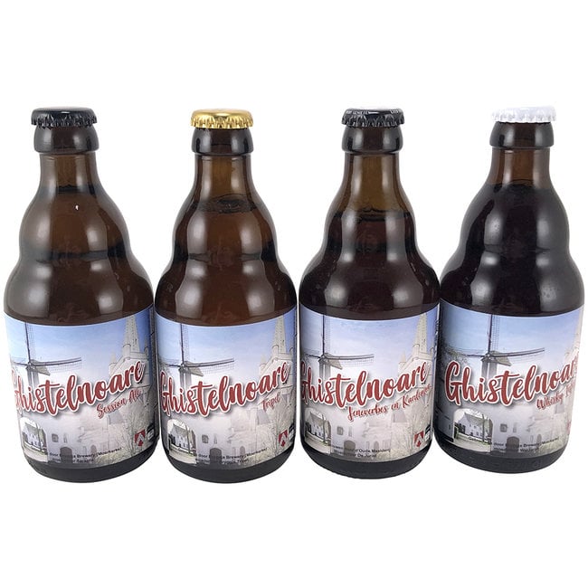 Box met 4 Belgische streekbieren - Assortiment speciaalbier