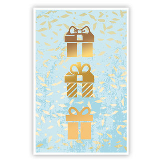 Carte de voeux 'Cadeaux' (11x18cm)