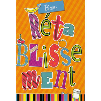 Greeting Card 'Bon Rétablissement' (11x17cm)