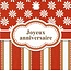 Carte de voeux Joyeux Anniversaire (1 carte)